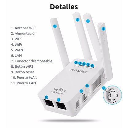 Router Repetidor UltraLink 5G 300M - [¡récord internacional de ventas!]